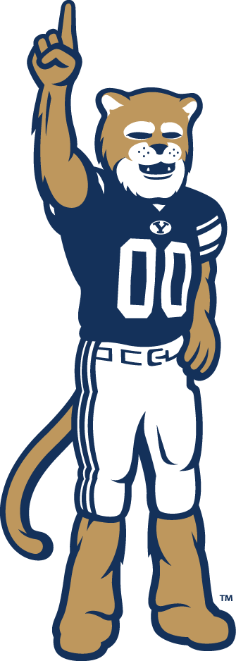 Brigham Young Cougars 2015-Pres Mascot Logo 02 iron on paper